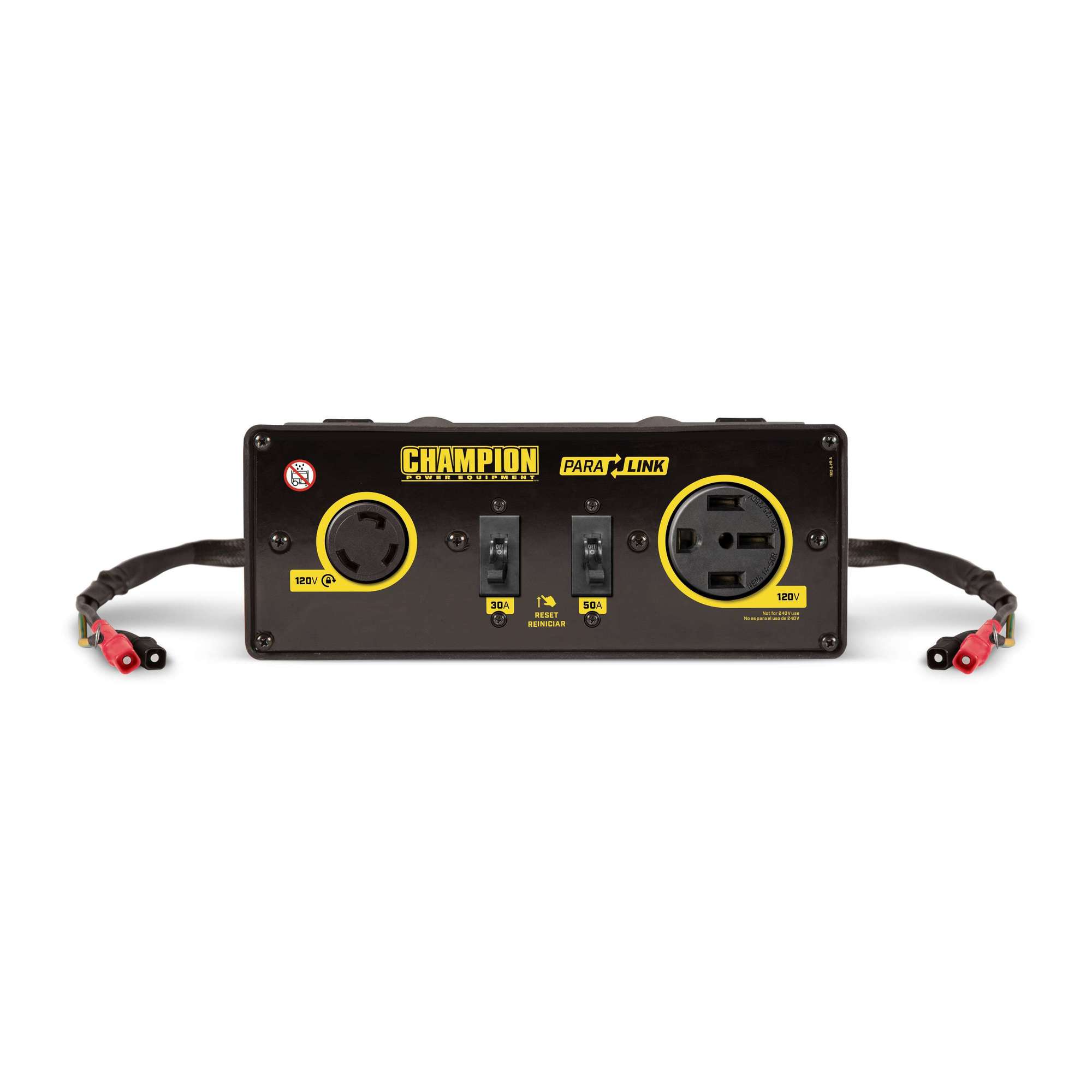 Champion Power Equipment, 3000w-5500w Inverter Generator Parallel Cable, Amps 30 Cord Length 24 ft, Max. Volts 120 Model# 100319